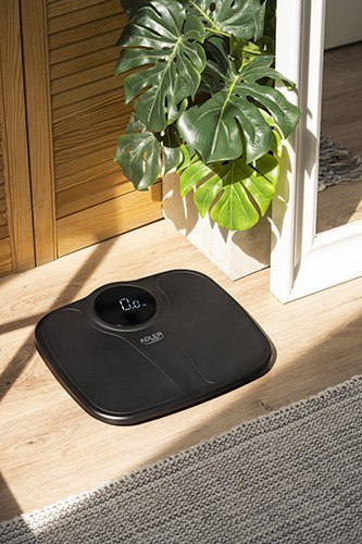 AD 8172 black Waga łazienkowa - 180kg