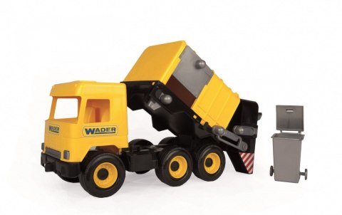 Śmieciarka żółta 42 cm middle truck w kartonie