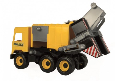 Śmieciarka żółta 42 cm middle truck w kartonie