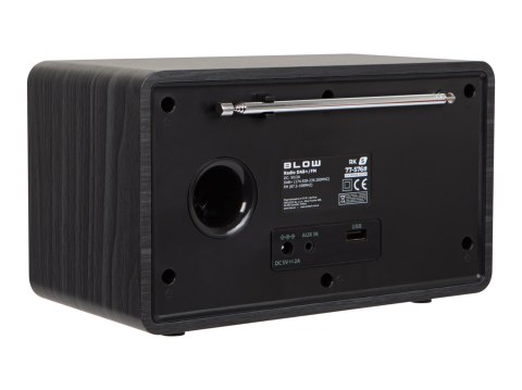 77-576# Radio przenośne kuchenne fm/dab+ blow rk5 bt czarne