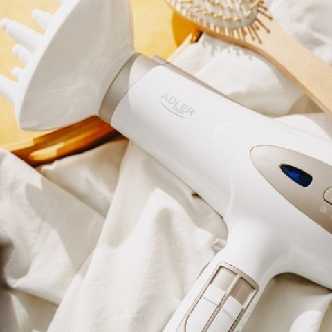 AD 2248 white champagne Suszarka 2200w ion + dyfuzor