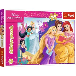 Puzzle - 100 Glitter - Blask magii przyjaźni - Dinsey - Trefl 14834