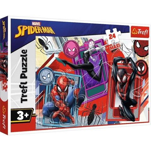 Puzzle - 24 Maxi - Pajęcze zmysły - Disney Marvel Spiderman - Trefl 14366