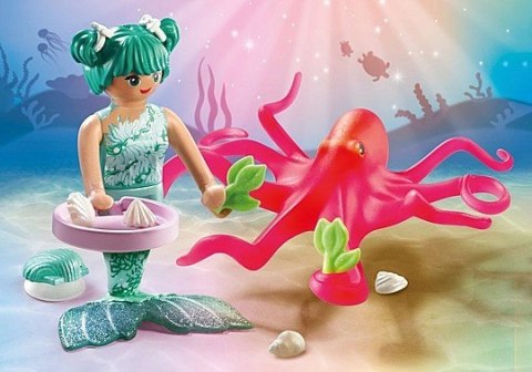 Zestaw figurek princess magic 71503 syrenka ze zmieniającą kolory ośmiornicą