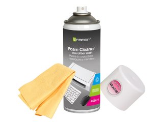 Pianka czyszcząca TRACER LCD/TFT 400 ml + microfibre