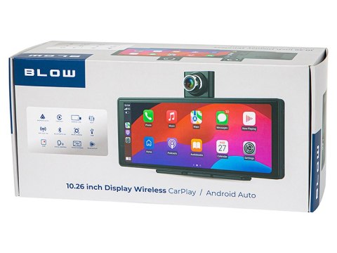 78-430# Stacja multimedialna bezprzewodowa carplay5.0 blow z wideorejestratorem i kamerą cofania