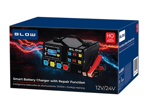 58-686# Prostownik automatyczny 12v/12a-24v/6a blow