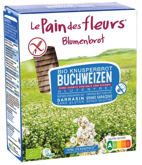 PIECZYWO CHRUPKIE PROTEINOWE GRYCZANE BEZ DODATKU SOLI I CUKRU BEZGLUTENOWE BIO 150 g - LE PAIN DES FLEURS