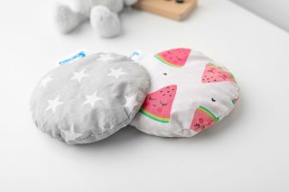 TERMOFOR SZARY GWIAZDKI - PESTKI WIŚNI