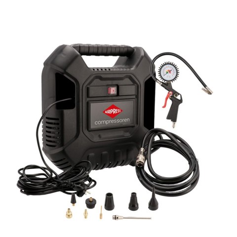 KOMPRESOR BEZOLEJOWY HLO 180 + AKCESORIA