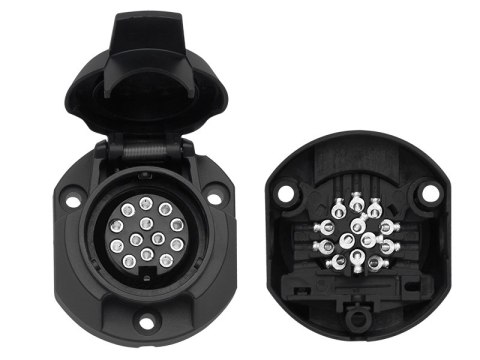 4838# Gniazdo przyczepy samoch. plastik 13pin