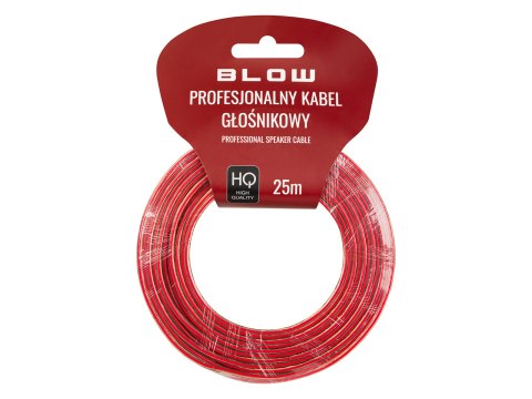 73-367# Przewód głośnikowy 2x4,00mm przezroczysty 25m