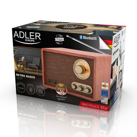AD 1171 Retro radio z bluetooth