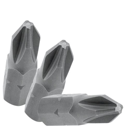 Końcówki wkrętakowe PH2 x 25 mm, 20 szt.