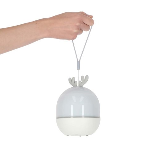 Lampka nocna projektor gwiazd LED USB obrotowy 6 motywów pilot renifer