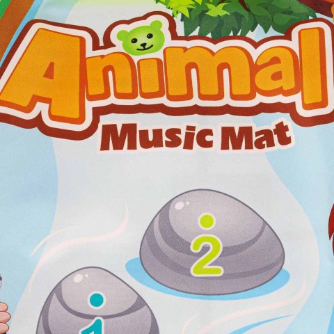 Mata interaktywna grająca muzyczna edukacyjna zwierzątka