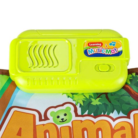 Mata interaktywna grająca muzyczna edukacyjna zwierzątka