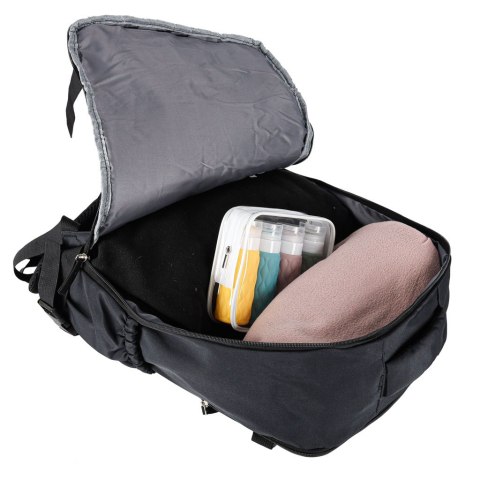 Plecak podróżny turystyczny bagaż czarny 45x30 cm