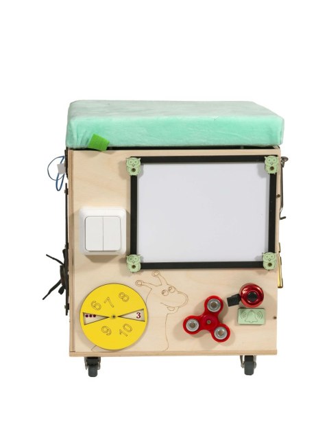 Puf manipulacyjny LAS z siedziskiem kółeczkami