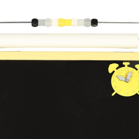 Tablica magnetyczna kredowa dwustronna drewniana liczydło papier 45x40x100cm