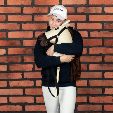 Hobby Horse Skippi A3 - Biszkopt - Jasny beż i brąz - kantar i wodze