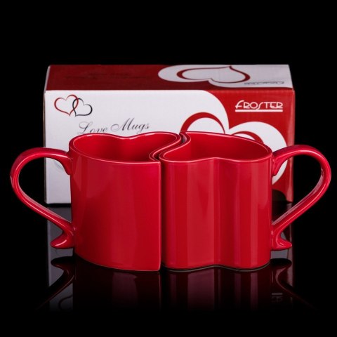 Zakochane Kubeczki Czerwony dla Pary Młodej ŚLUB