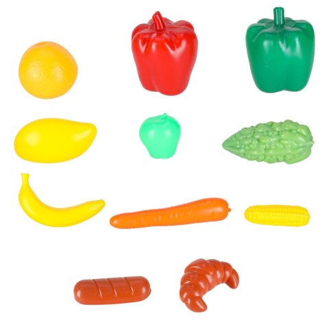 Sklep dla dzieci supermarket stragan wózek na zakupy akcesoria miętowy