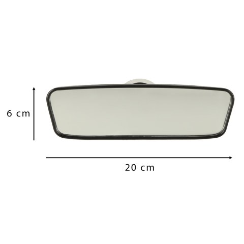 Lusterko samochodowe wsteczne szerokokątne na przyssawkę