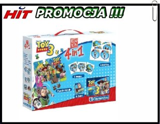 CLEMENTONI 13709 PUZZLE KLOCKI DOMINO TOYSTORY