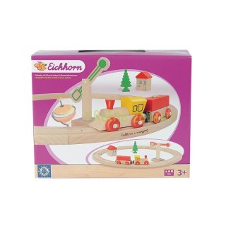 EICHHORN 2109 KOLEJKA DREWNIANA 22 ELEMENTY