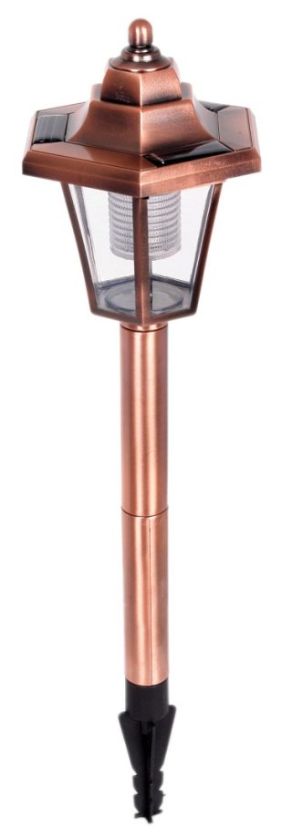 JUM L-067509 Latarenka solarna plastikowa złota