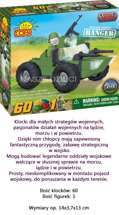 SMALL ARMY 2118 POJAZD MILITARNY RANGER