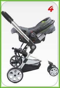 TINY WORLD NIEBIESKI SPACERÓWKA GONDOLA FOTEL Ea