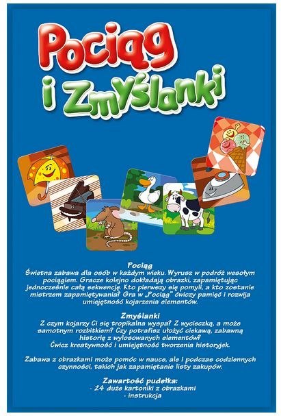 TREFL 00680 POCIĄG I ZMYŚLANKI Gra NOWOŚĆ