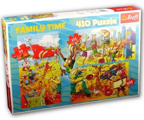 TREFL 12055 Puzzle Rodzinne Siatkówka 410 El. NEW