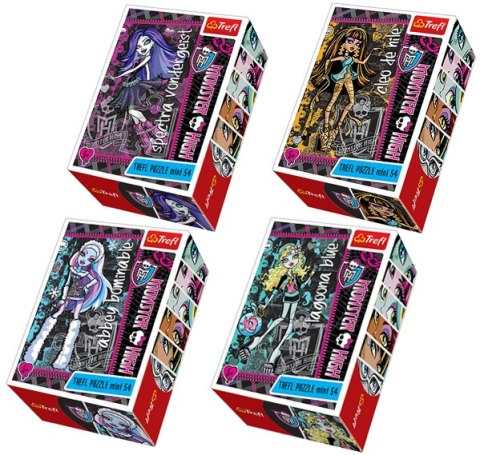 TREFL 54120 Puzzle Mini MONSTER HIGH 54 elem NEW