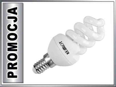 ZAR0284 Lampa fluorescencyjna E14 7W