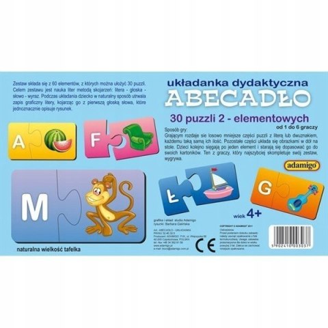 Abecadło układanka puzzlowa 03037