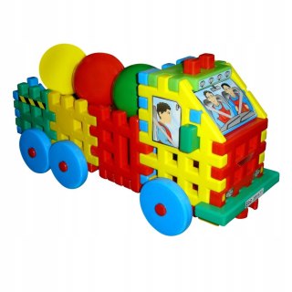 Ciężarówka z klocków z piłkami 25821