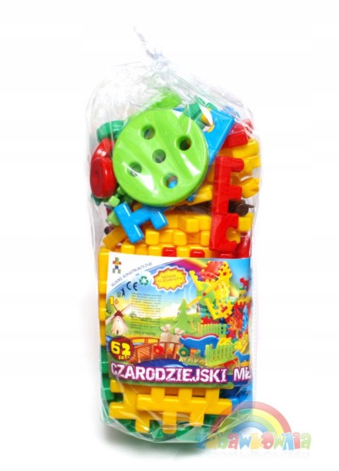 Czarodziejski młyn z klocków 25654