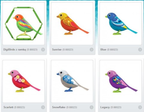 DUMEL 88023 DIGIBIRDS Z RAMKĄ Śpiewający PTASZEK
