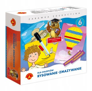 Dla chłopców rysowanie-zmazywanie 6 07428