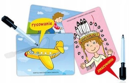Dla chłopców rysowanie-zmazywanie 6 07428