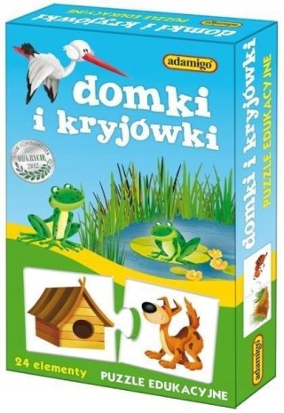 Domki i kryjówki - puzzle edukacyjne 06670