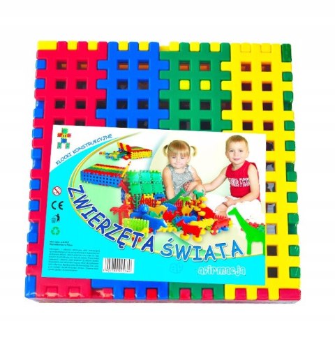 Klocki zwierzęta świata 25760