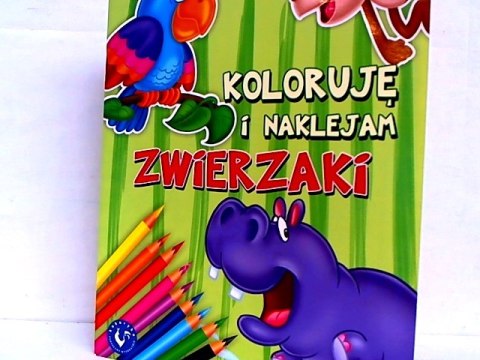 Koloruję i naklejam - zwierzaki 1 60266 58.11.13.0