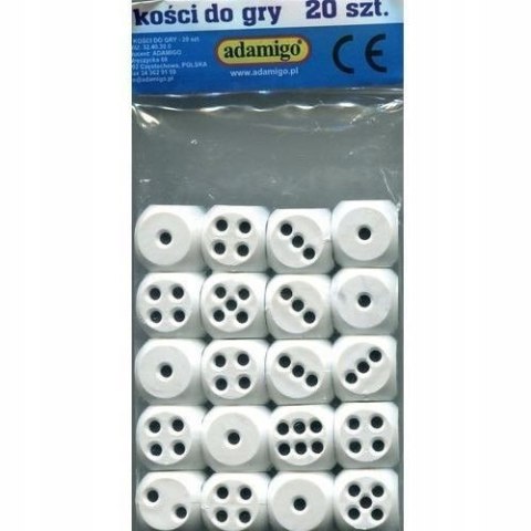 Kości do gry 20 szt. 06403
