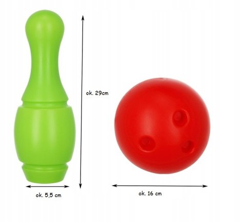 Kręgle MAXI w koszu 25388