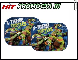 MARKAS ZASŁONKI SAMOCHODOWE ŻÓŁWIE NINJA