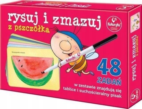 Rysuj i zmazuj z pszczółką 61984